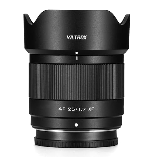 VILTROX 25mm f/1.7 XF Lens for Fuji X, Large Aperture STM Auto